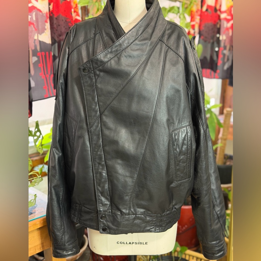 Vintage Wilson's Leather Coat Mens Size X-Large  With Removable Lining